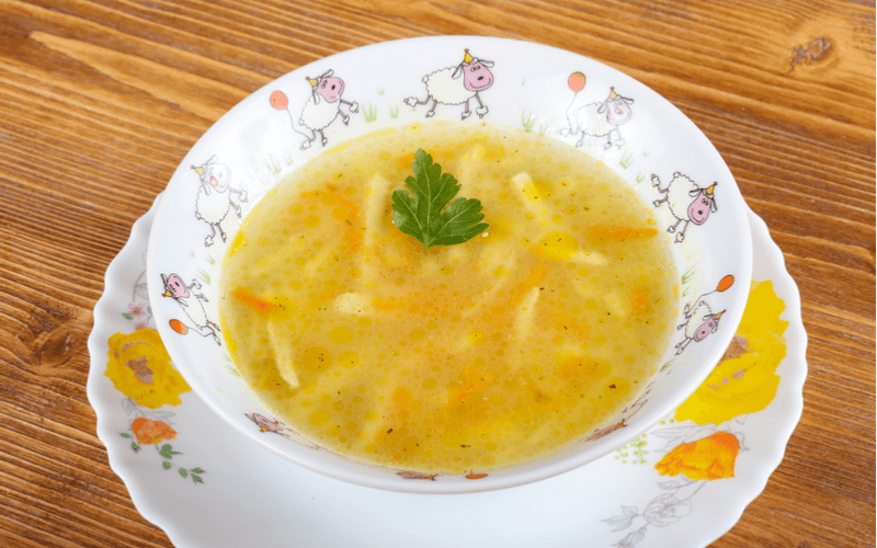 白身魚と大根のスープ